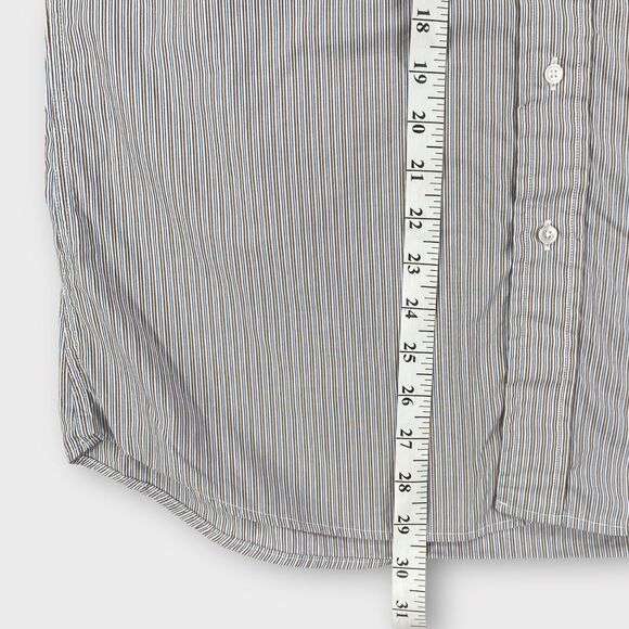 Gitman Bros Mr Sid Dress Shirt Mens 15 - 34 Striped Button Up Spread Made in USA - Picture 10 of 11